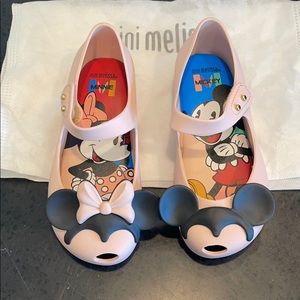 Like new Mini Melissa Mickey ears, Pink, 10